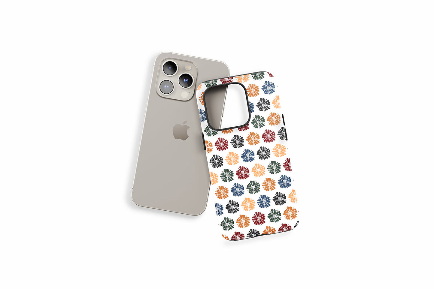 An example of our Magsafe compatible phone case with our Autumn Floral design