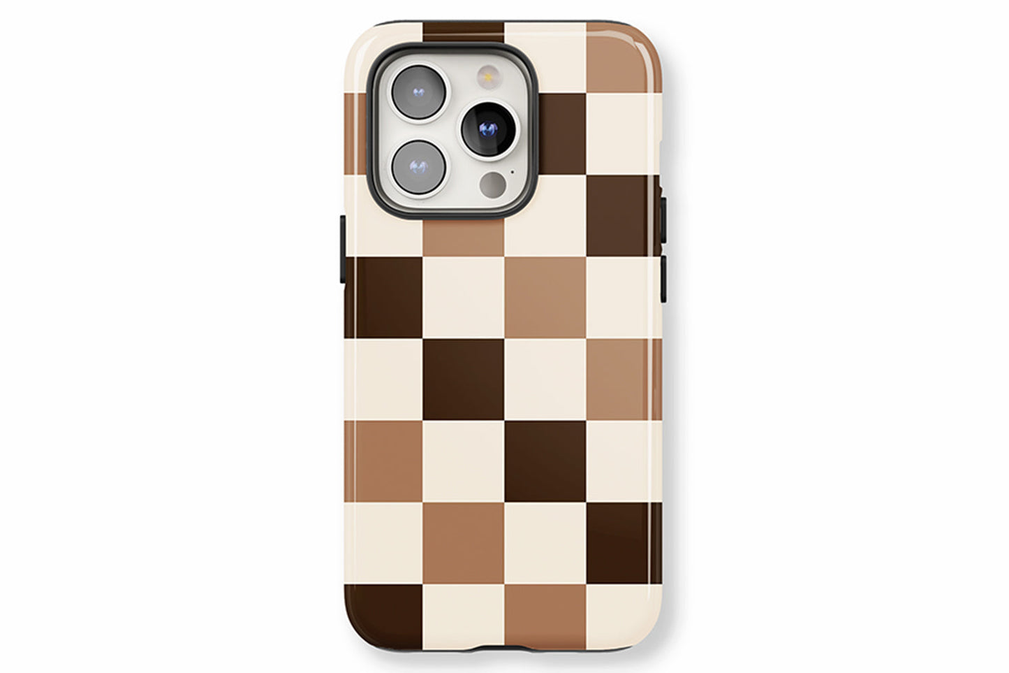 Chocolate Check phone case