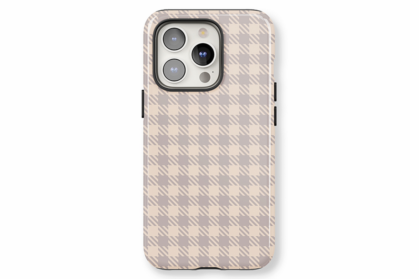 Muted Houndstooth phone case