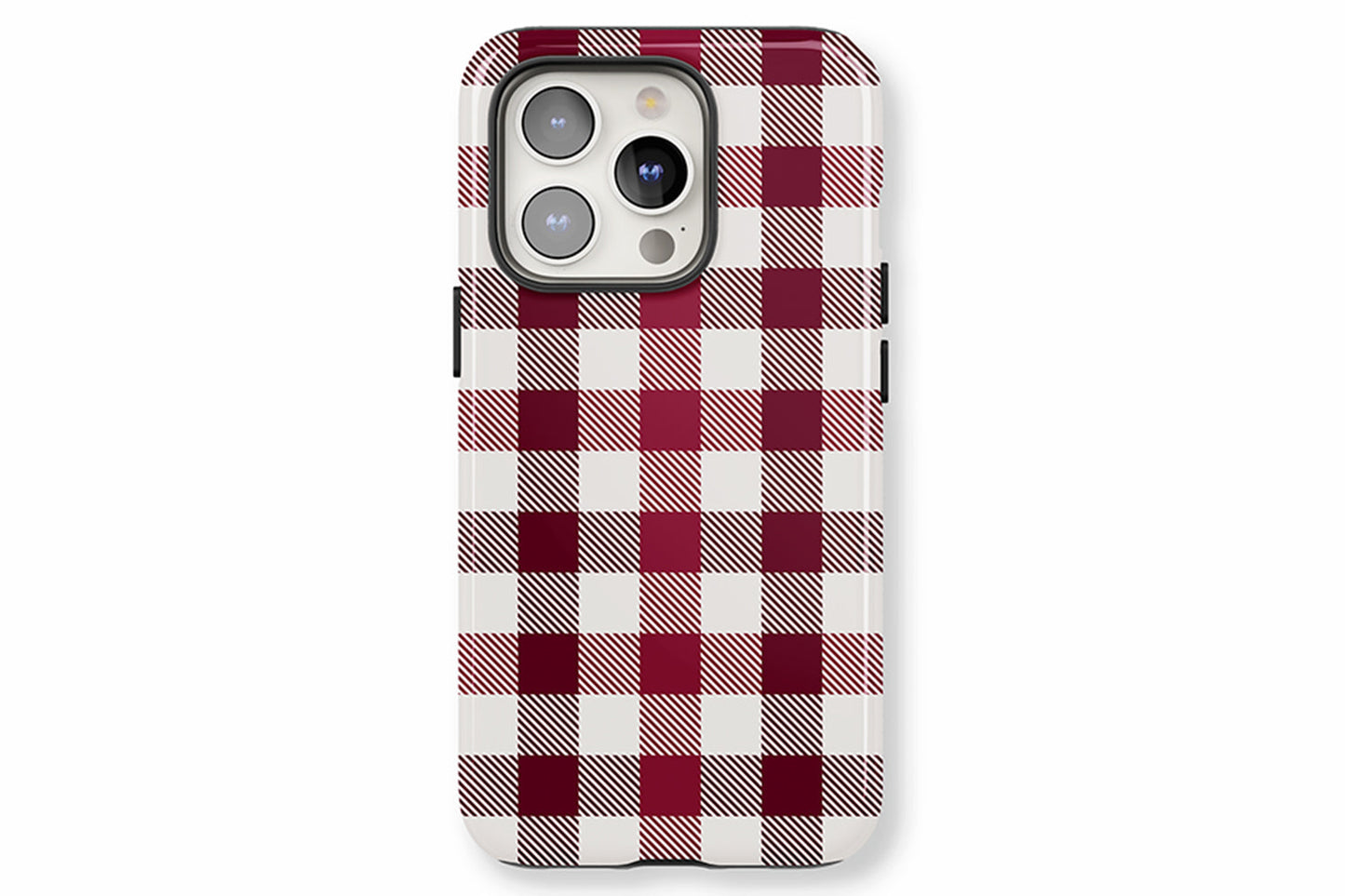 Red Check phone case