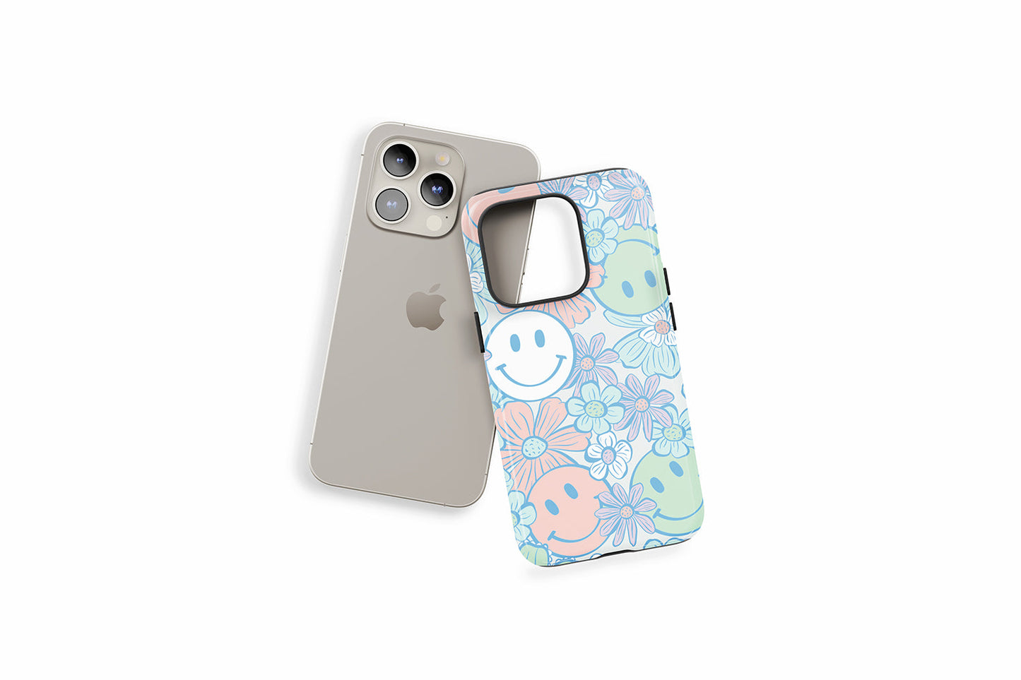 An example of our Magsafe compatible phone case with our All Smiles design