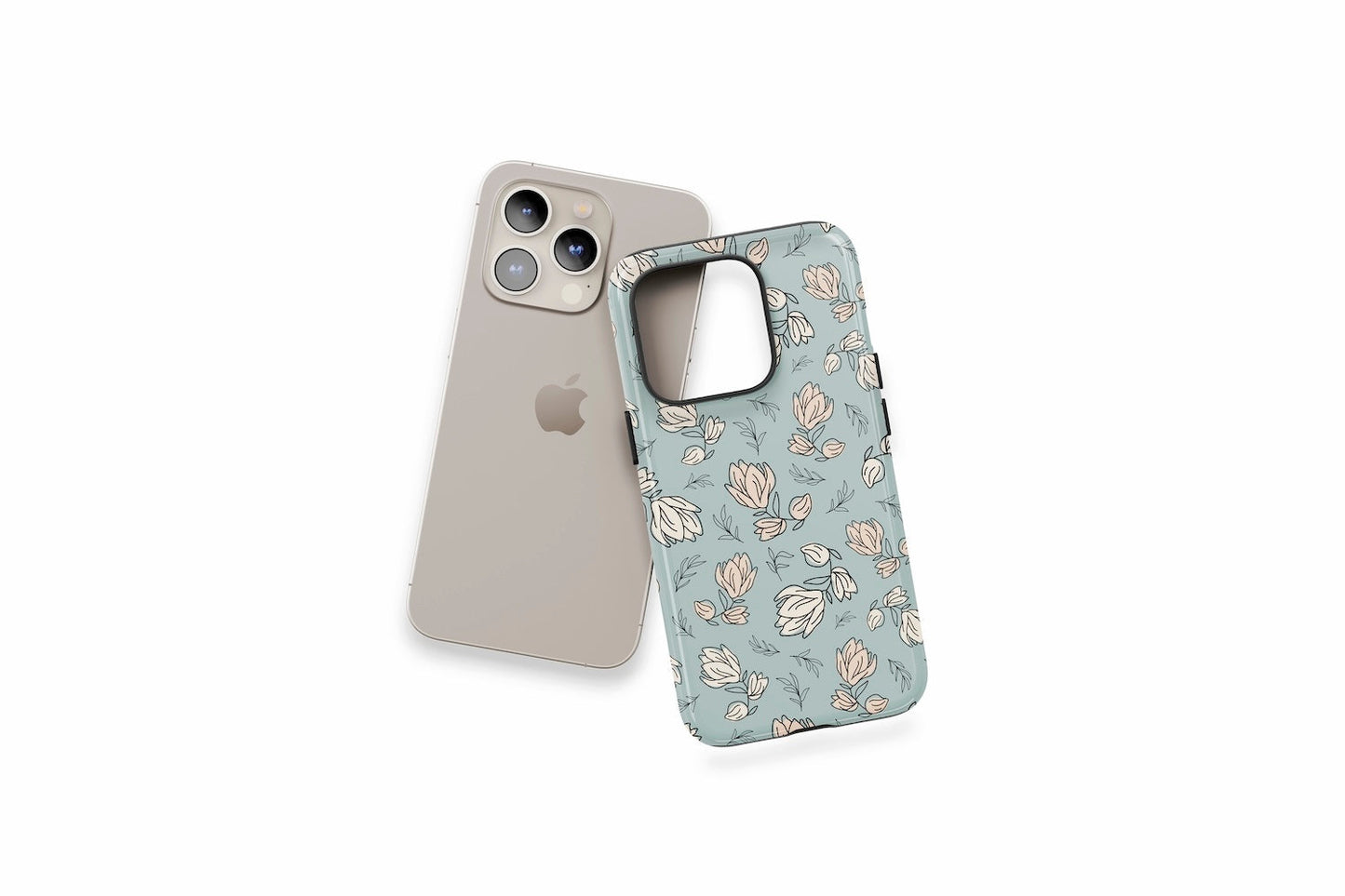 An example of our Magsafe compatible phone case with our Blossoming design