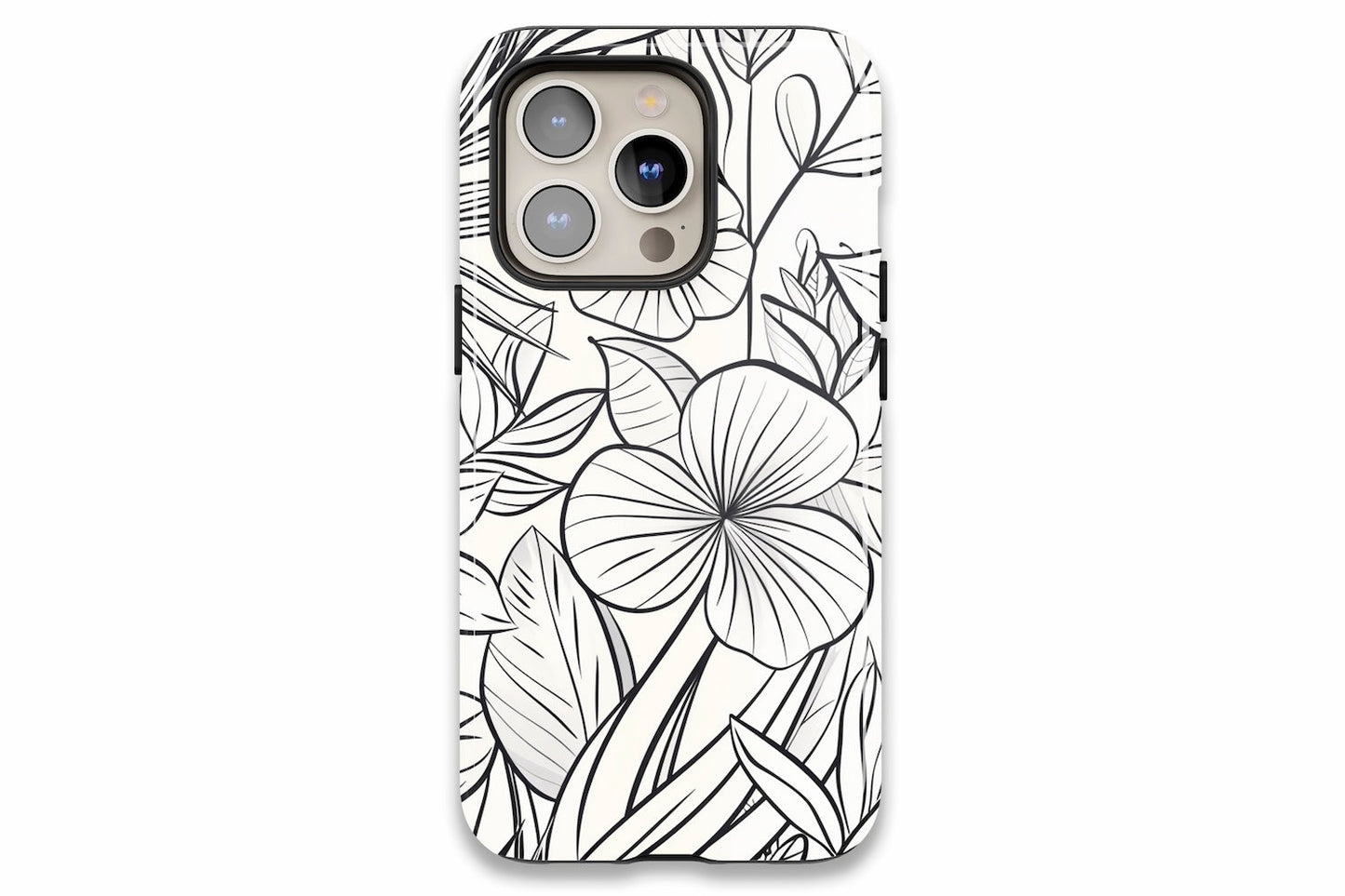 Floral Sketch phone case