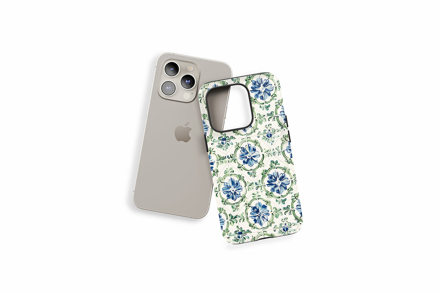 An example of our Magsafe compatible phone case with our Pretty Tile design