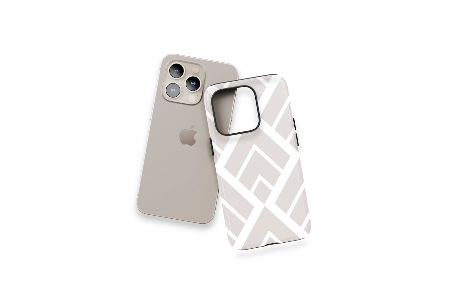 An example of our Magsafe compatible phone case with our Soft Geo design