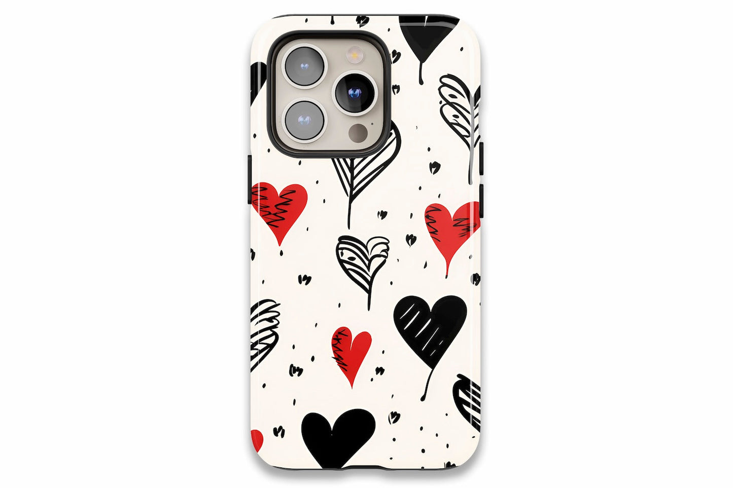 Vintage Hearts phone case