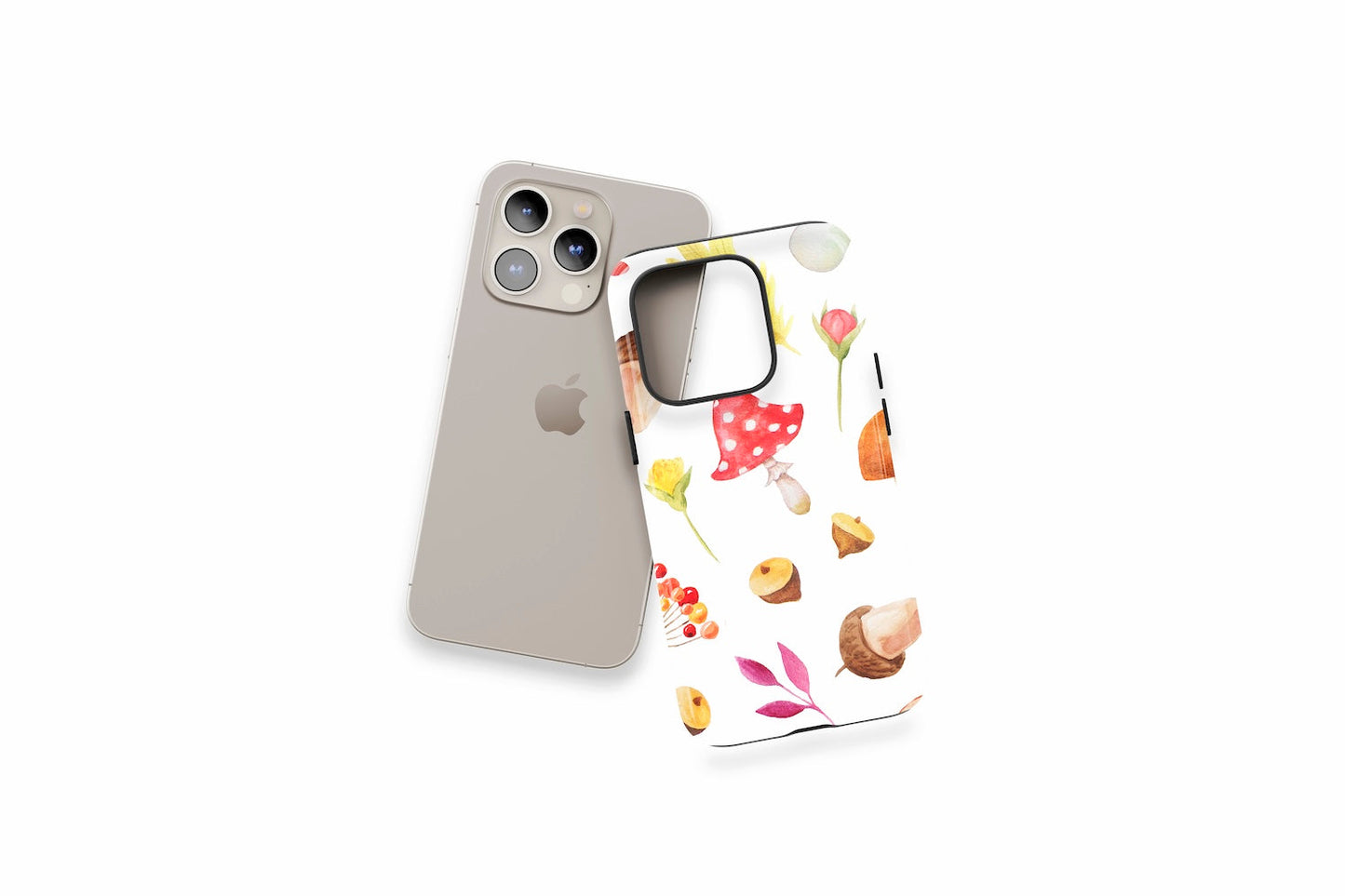 An example of our Magsafe compatible phone case with our Watercolour Autumn design