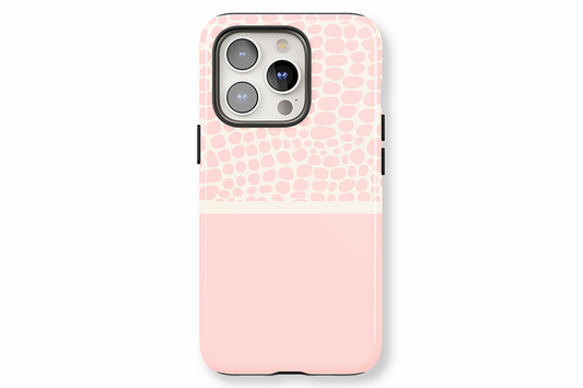 Pink Pebble phone case