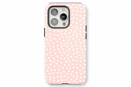 White Bits phone case