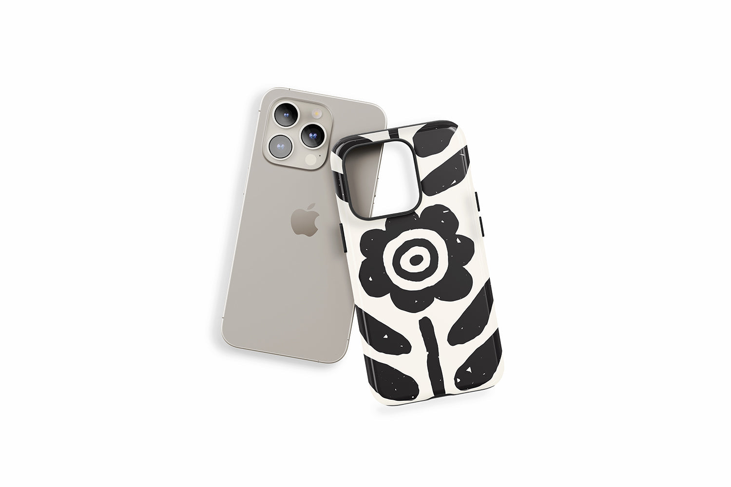 An example of our Magsafe compatible phone case with our Abstract Flower design