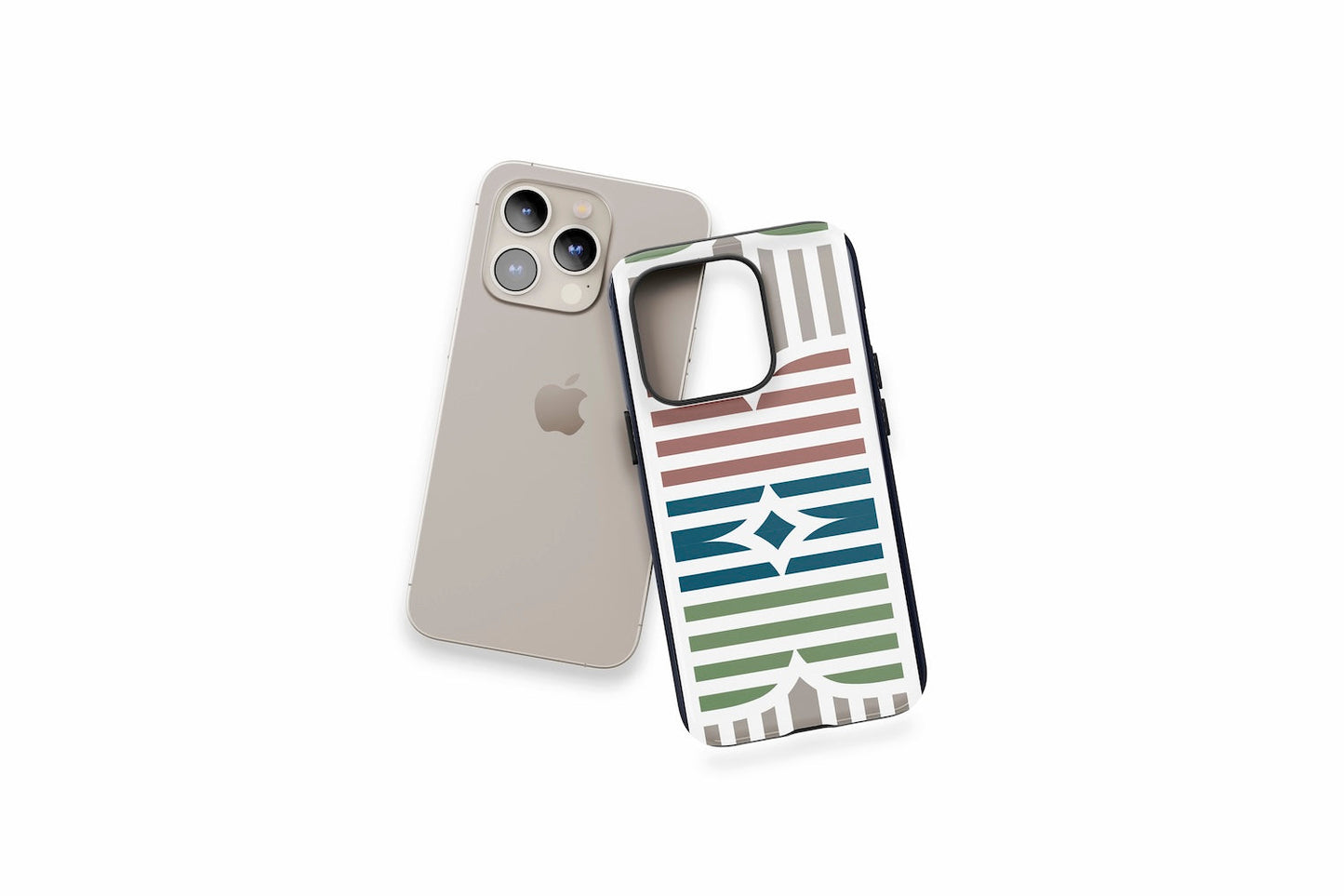 An example of our Magsafe compatible phone case with our Abstract Geo design