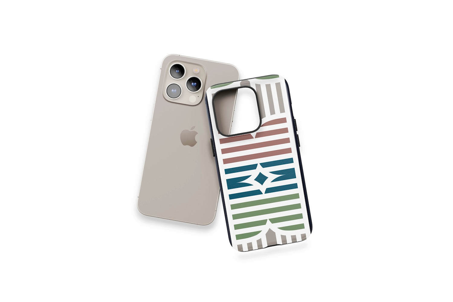 An example of our Magsafe compatible phone case with our Abstract Geo design