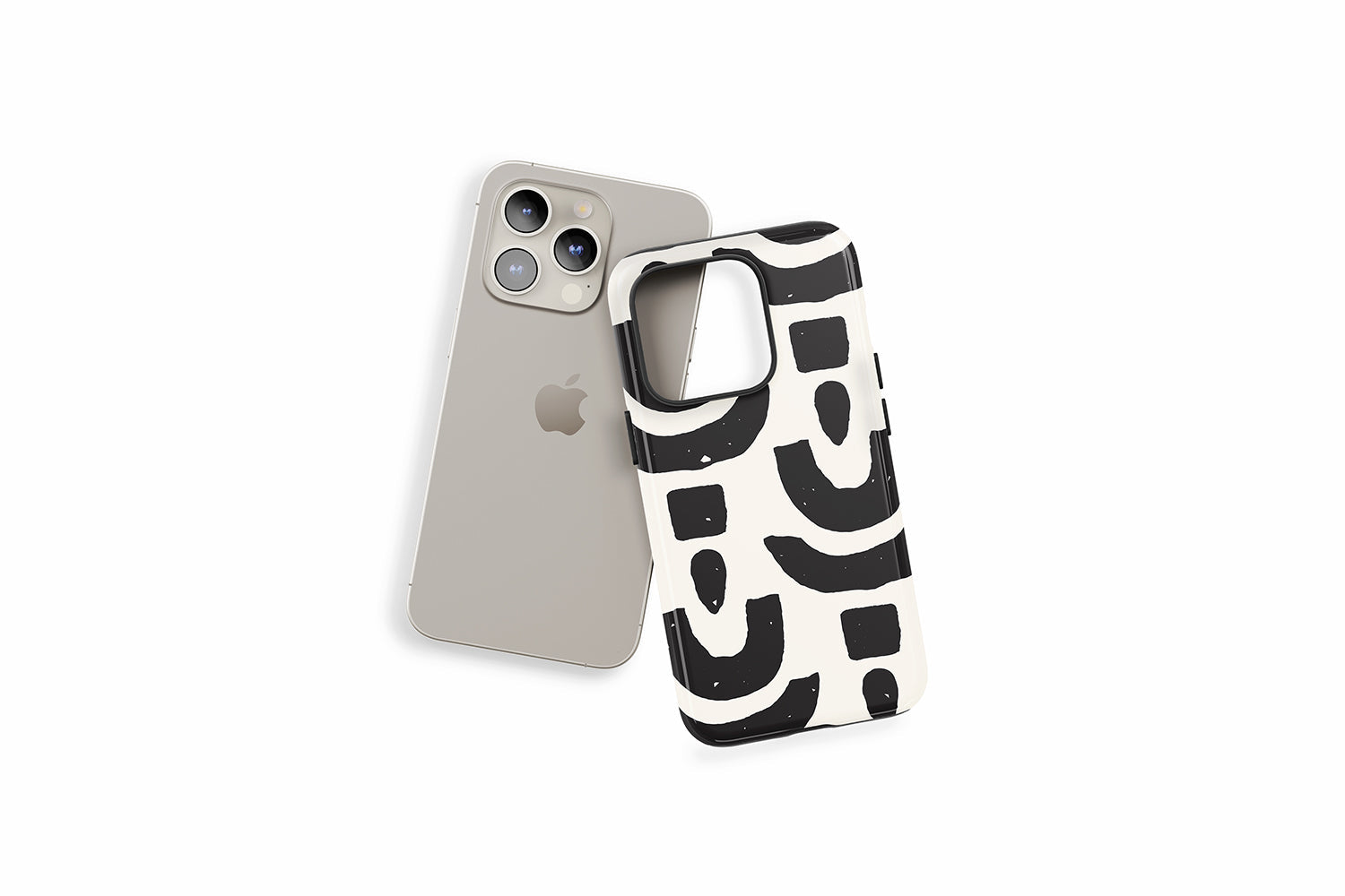 An example of our Magsafe compatible phone case with our Abstract Shapes design