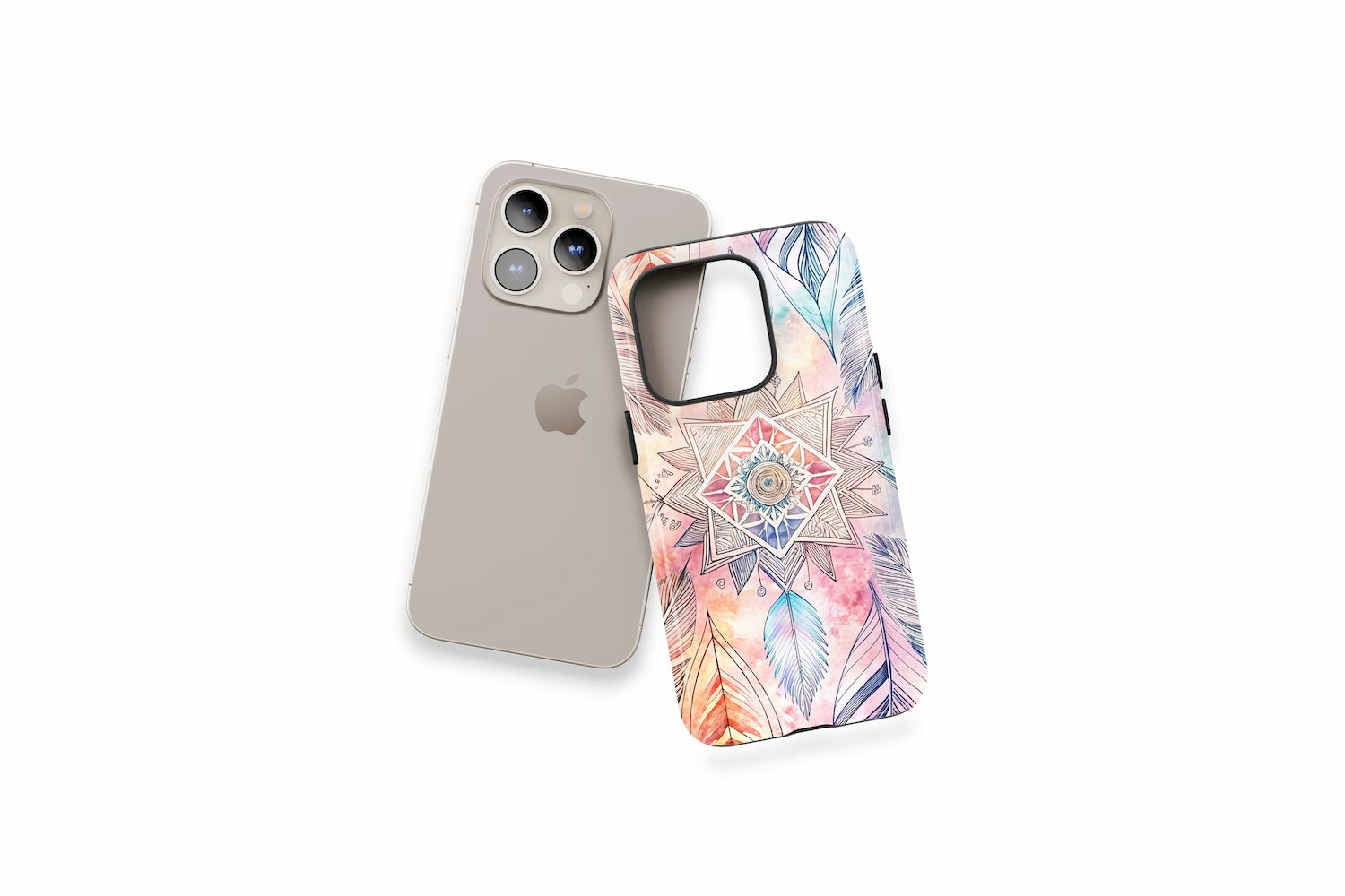 An example of our Magsafe compatible phone case with our Dream Catcher design
