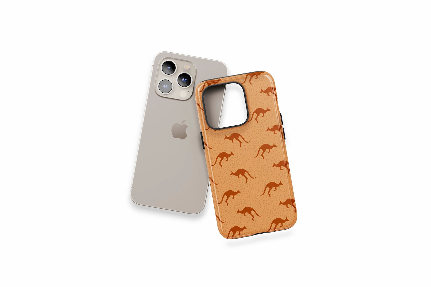 An example of our Magsafe compatible phone case with our Kangaroos design