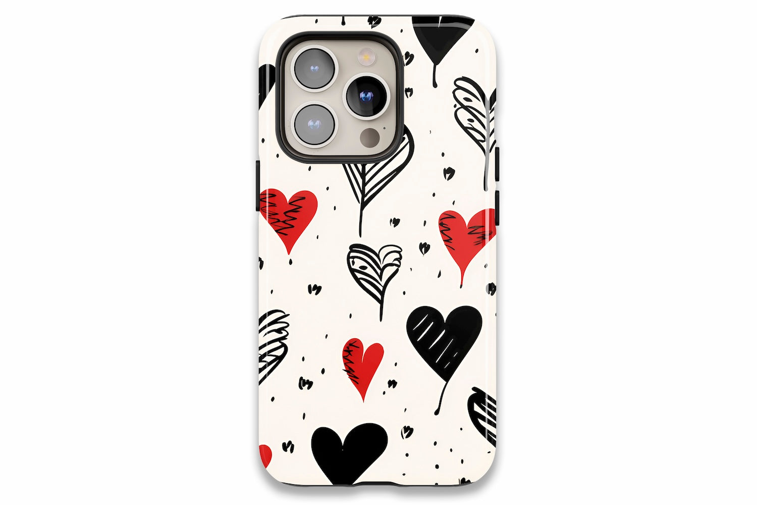 Vintage Hearts phone case